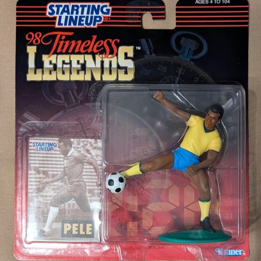1998 Timeless Legends Starting Lineup Pelé – Sealed Soccer Action Figure